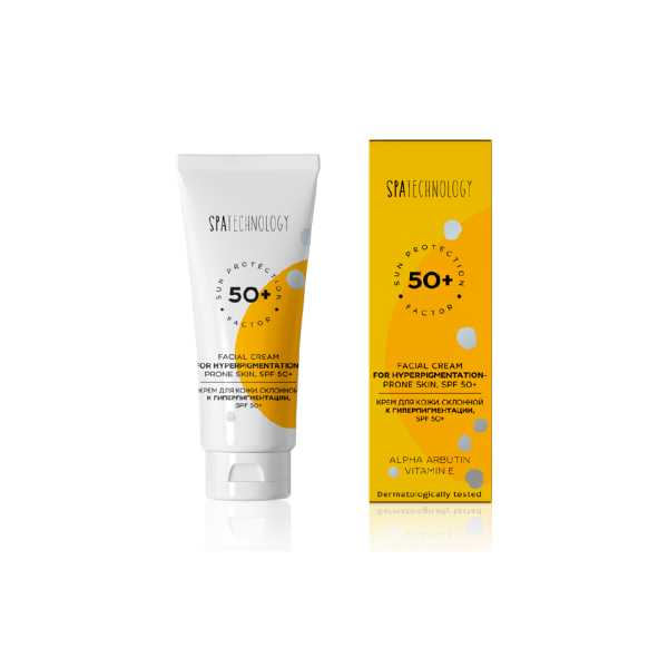 Cremă facială pentru pielea predispusă la hiperpigmentare, SPF 50+, 50 ml